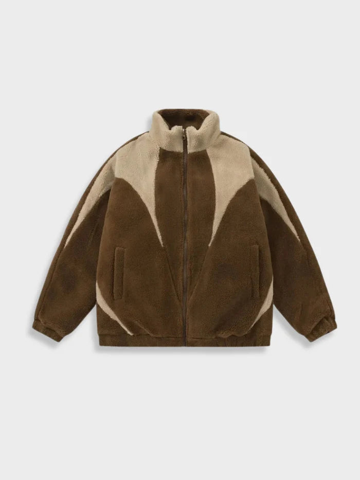 veste sherpa marron "tiger" – BTQS