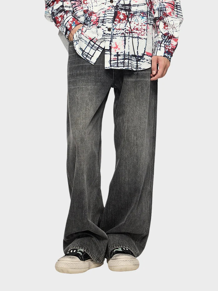 Jean baggy Boutique - Noir/Gris