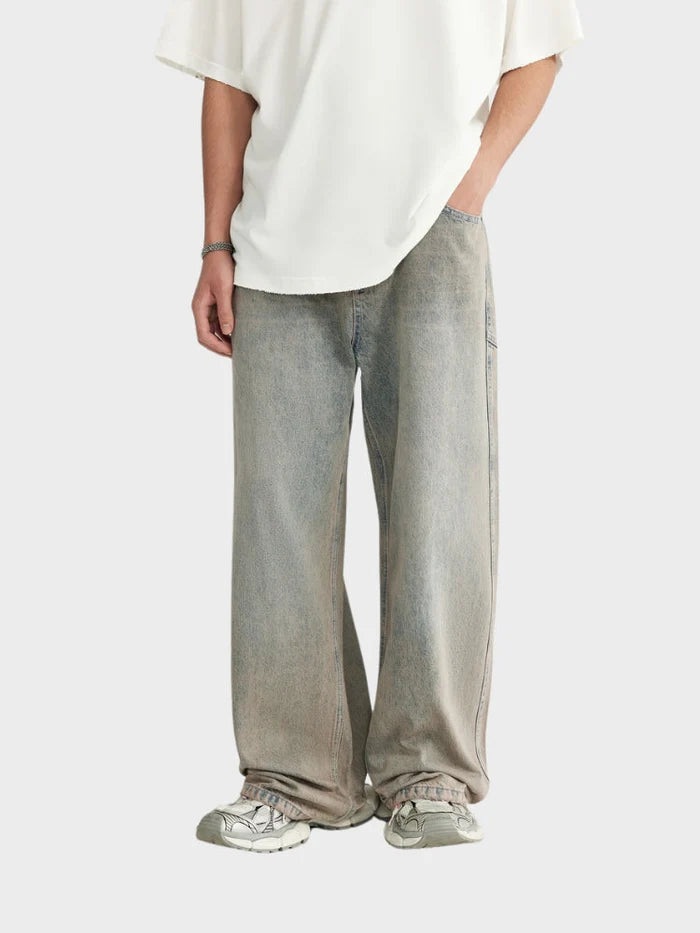 Jeans Baggy Boutique - Gris Clair