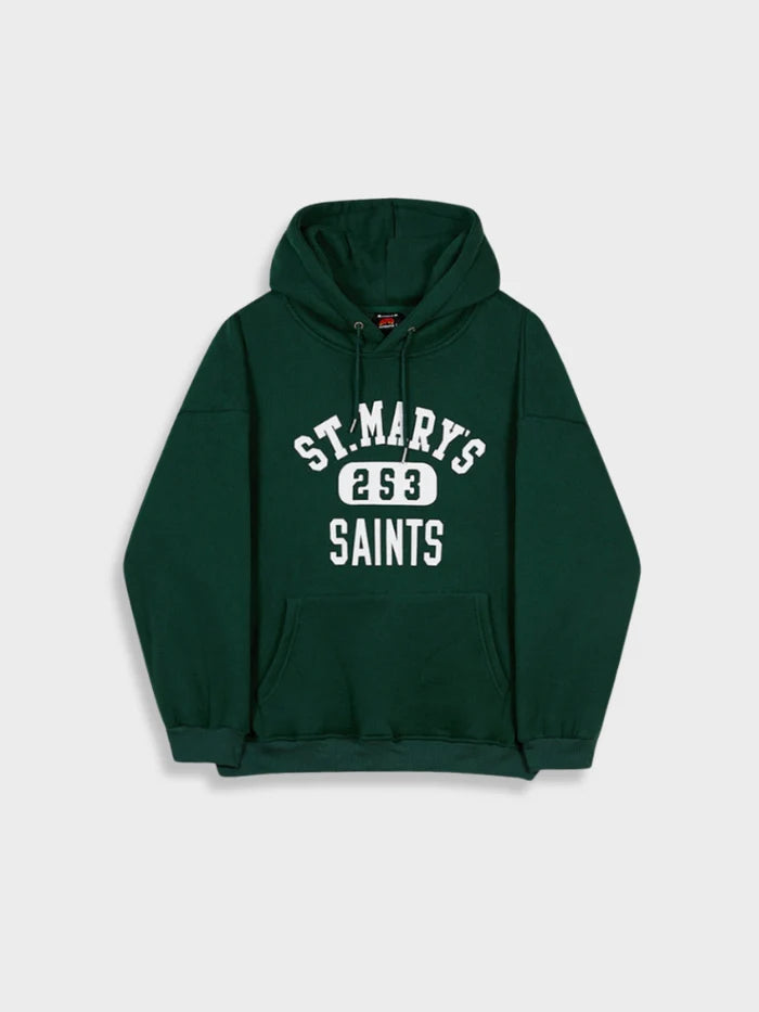 Hoodie "St. Mary's - Green College"