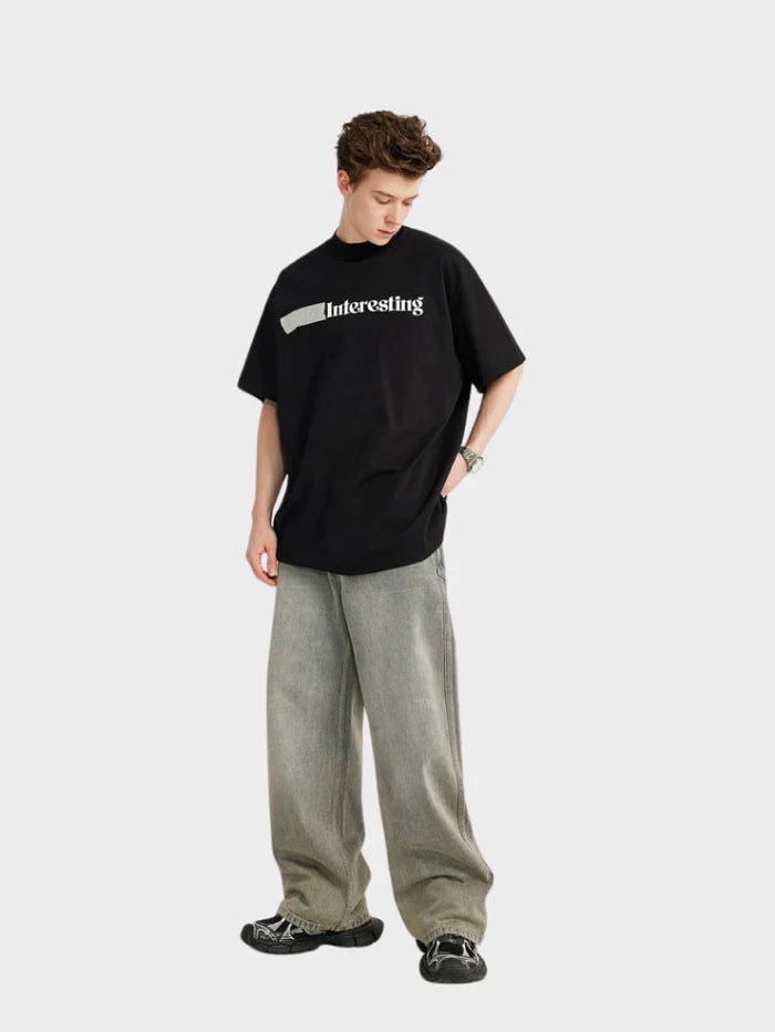 Jeans Baggy Boutique - Gris Clair