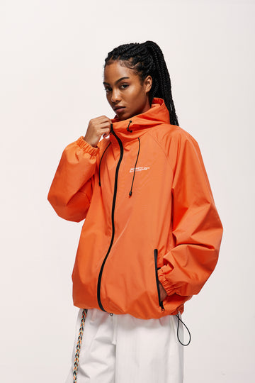 coupe-vent orange