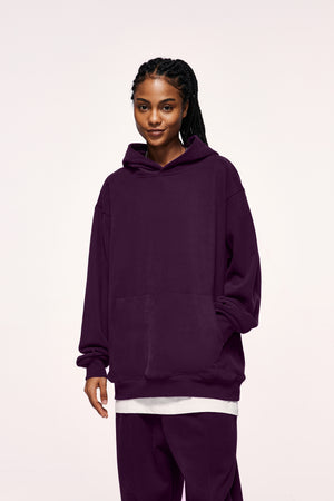 hoodie oversize velvet