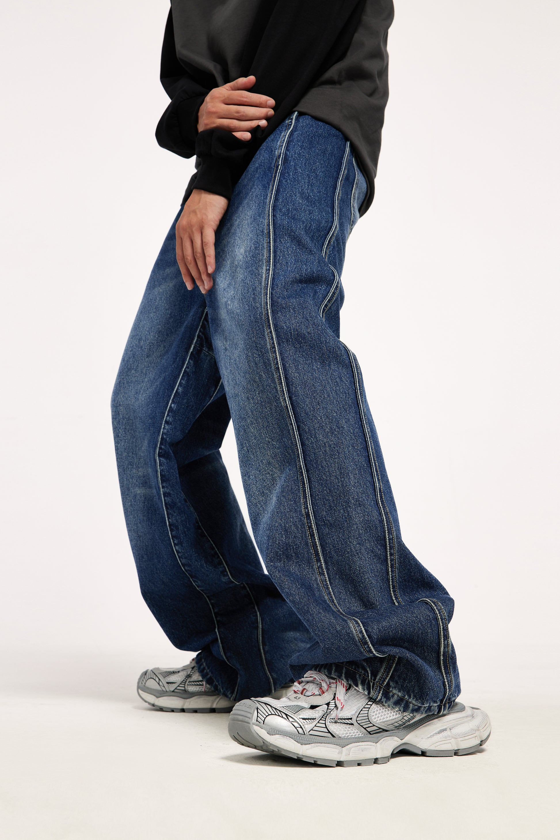 jean baggy femme