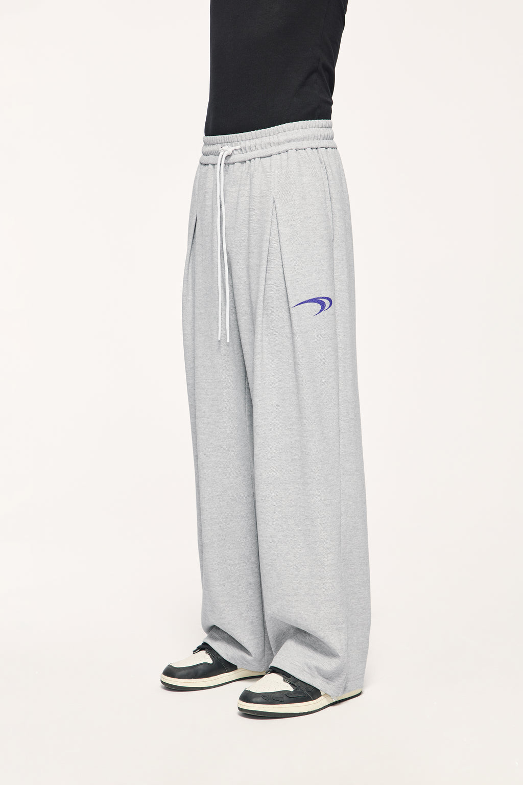 jogging gris oversize