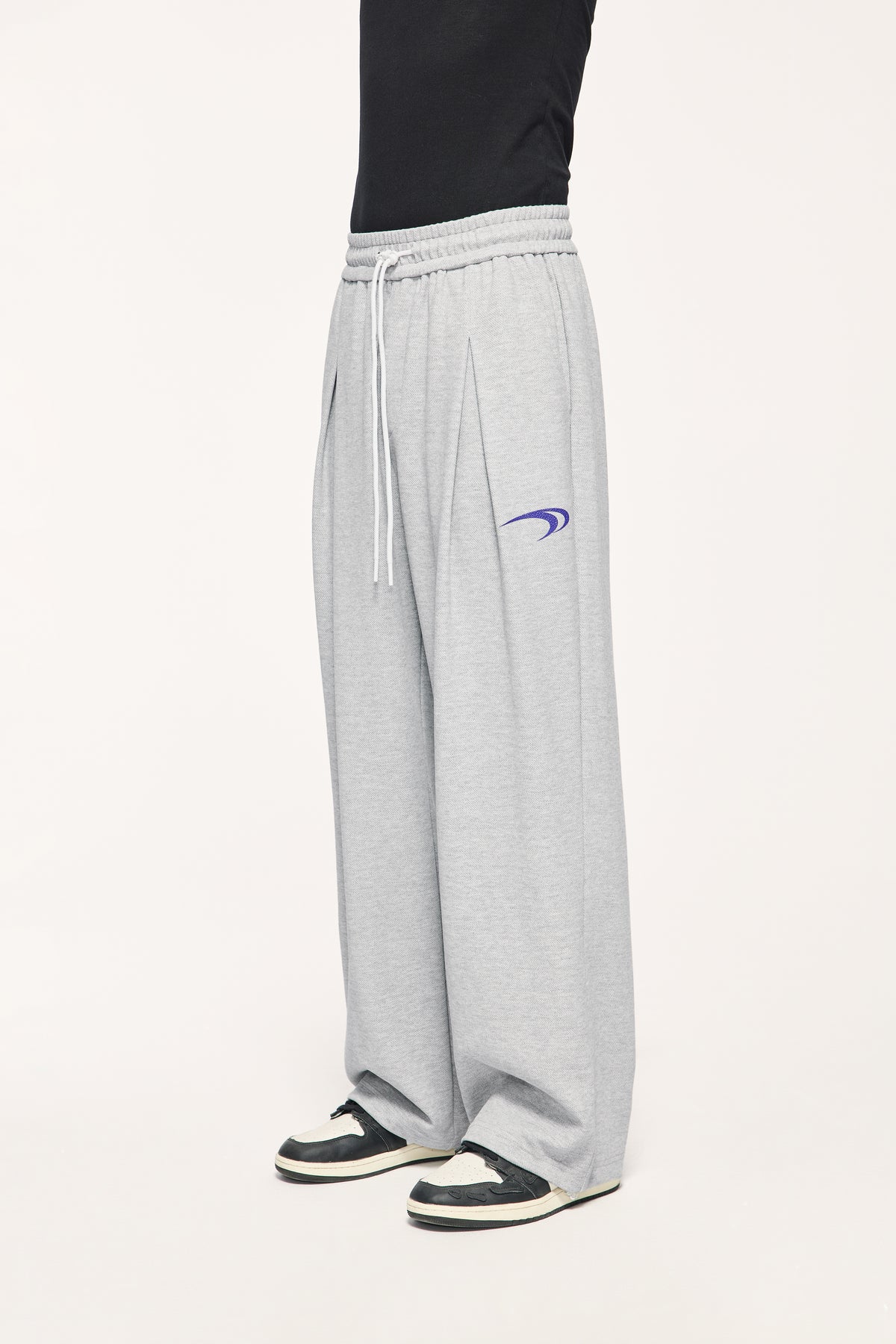 jogging gris oversize