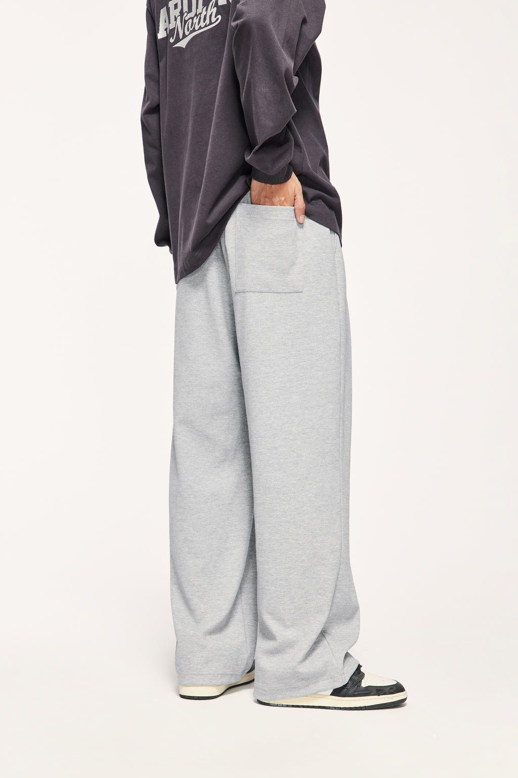 jogging gris streetwear