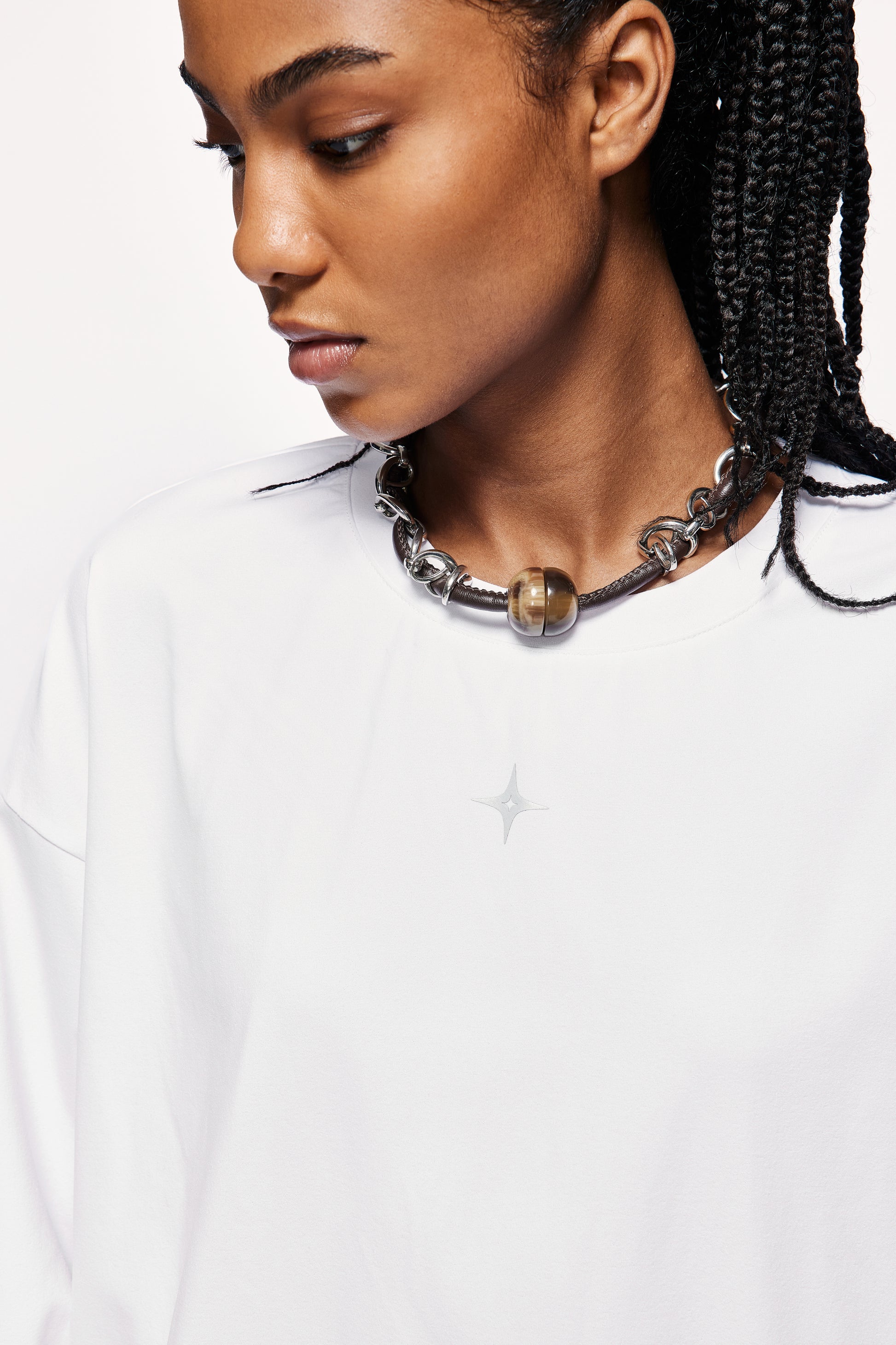 t-shirt streetwear blanc