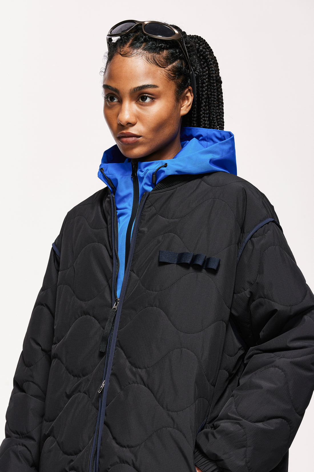 veste matelassée triple