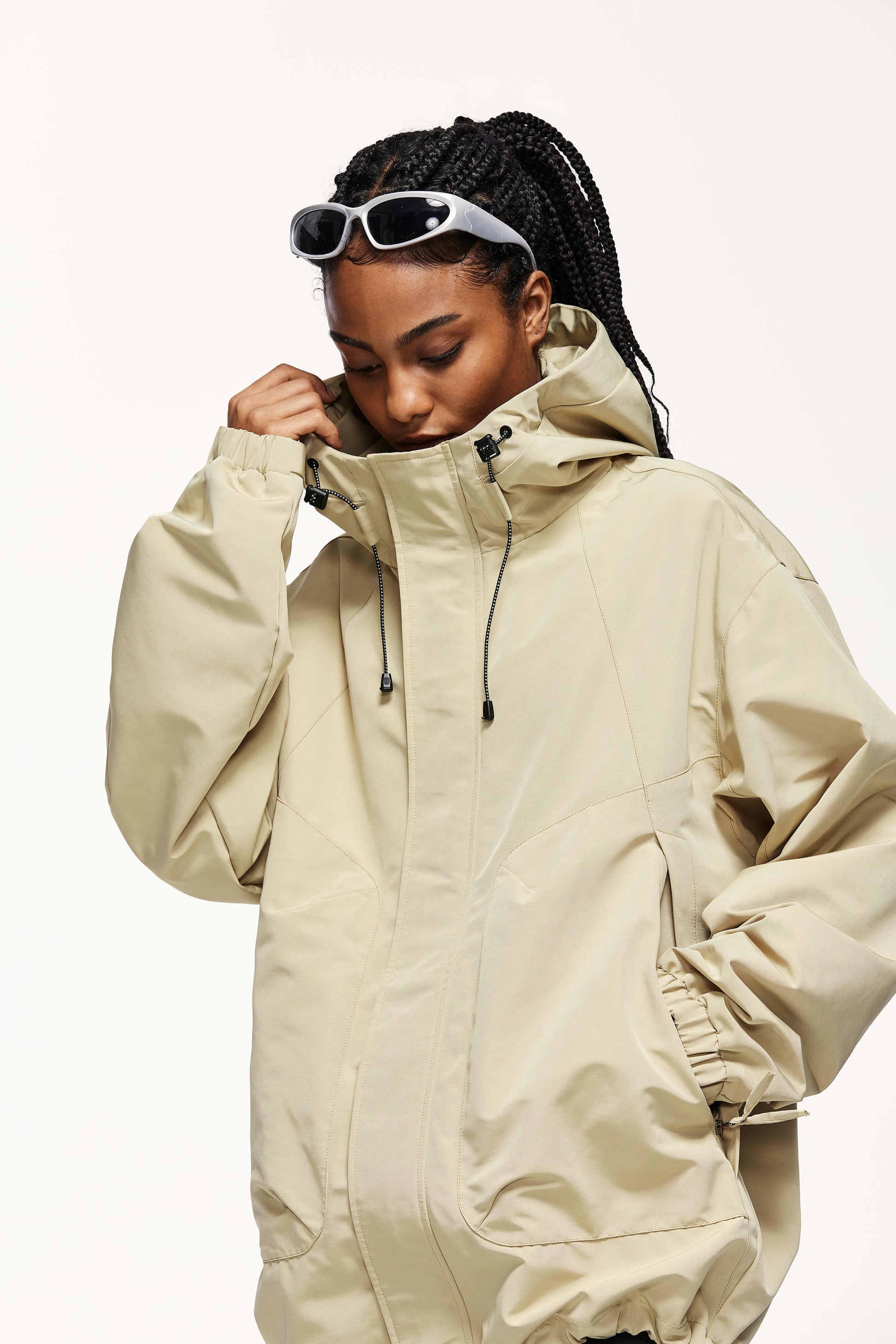 veste oversize beige