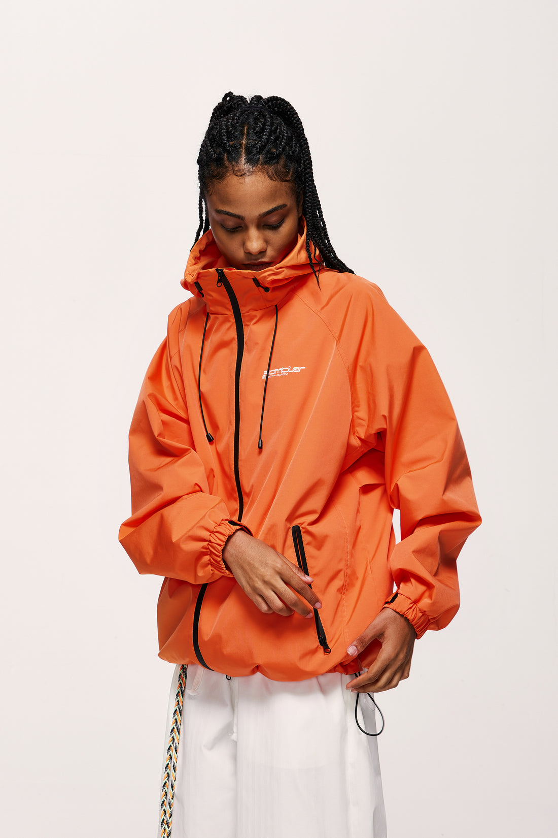 coupe-vent orange