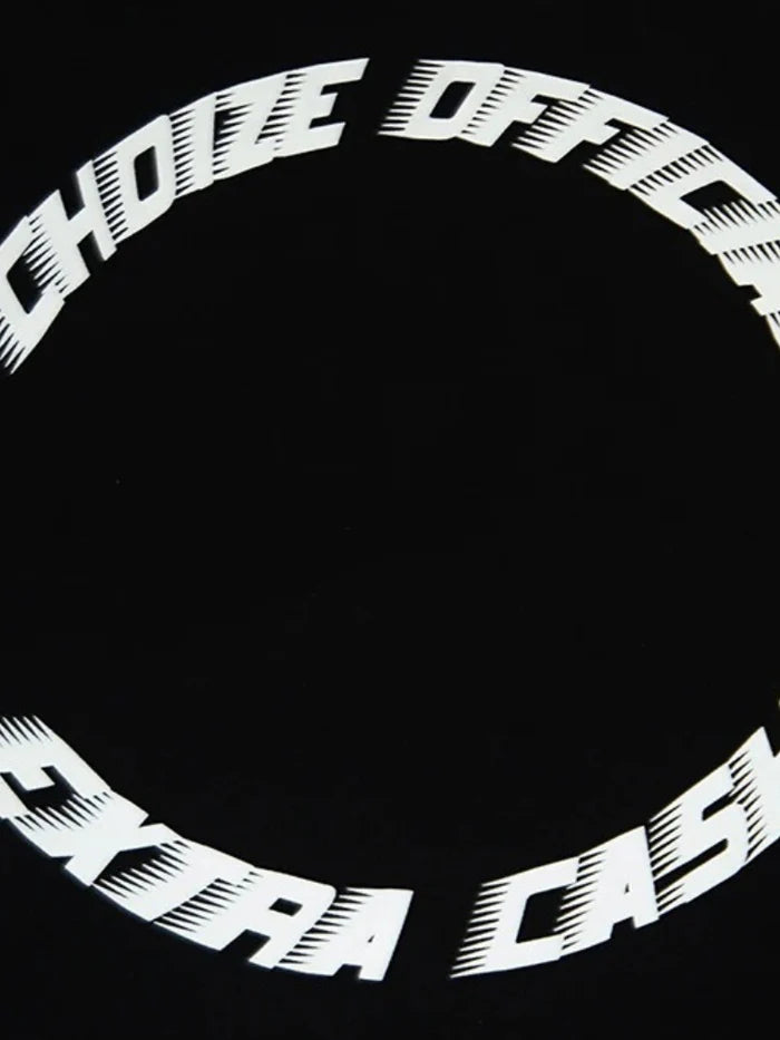 sweat streetwear "choize" détail zoom graphisme/logo