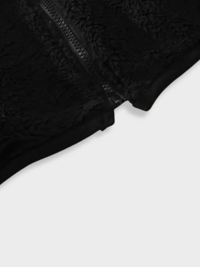 veste squelette détail zip et col