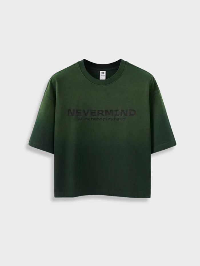 T-shirt délavé "Nevermind"