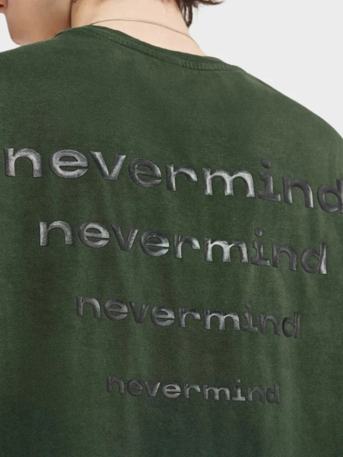 T-shirt délavé "Nevermind"