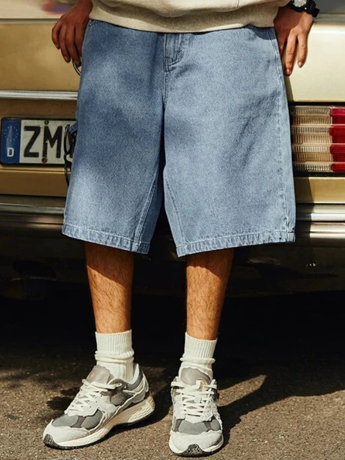 Short en jeans vintage oversize "Boutique"
