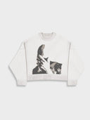Sweatshirt en tricot "Face Frank Ocean"