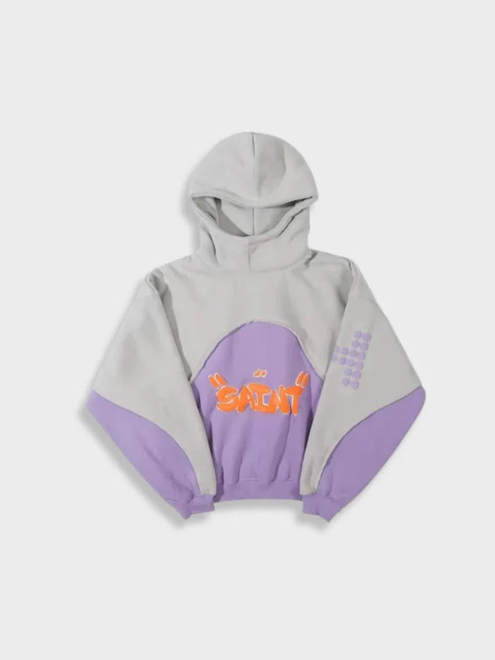 hoodie foam violet vue de face