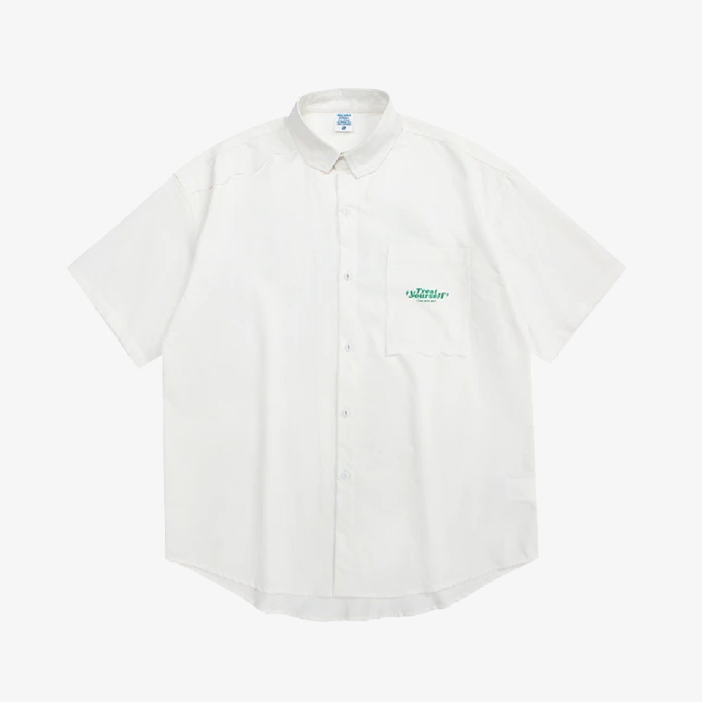 chemise ample à logo streetwear