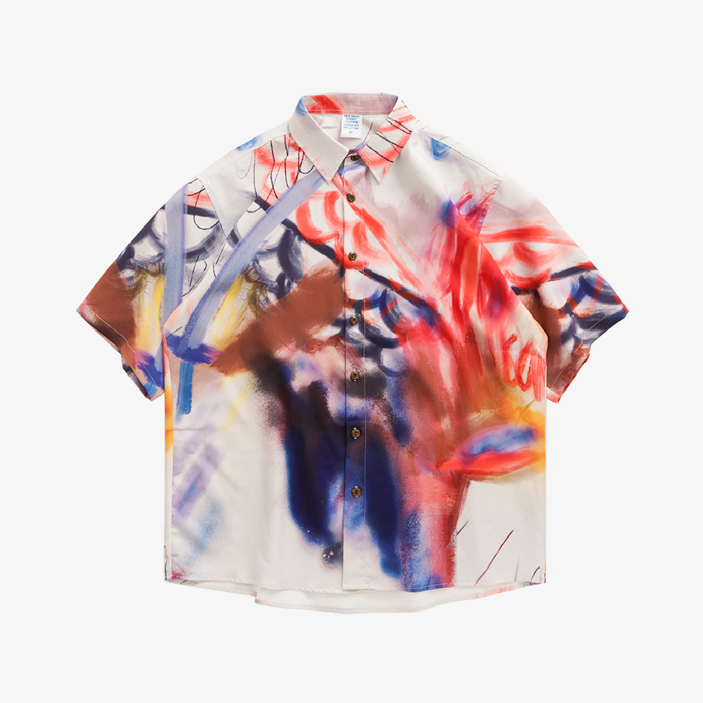 chemise fine à imprimé