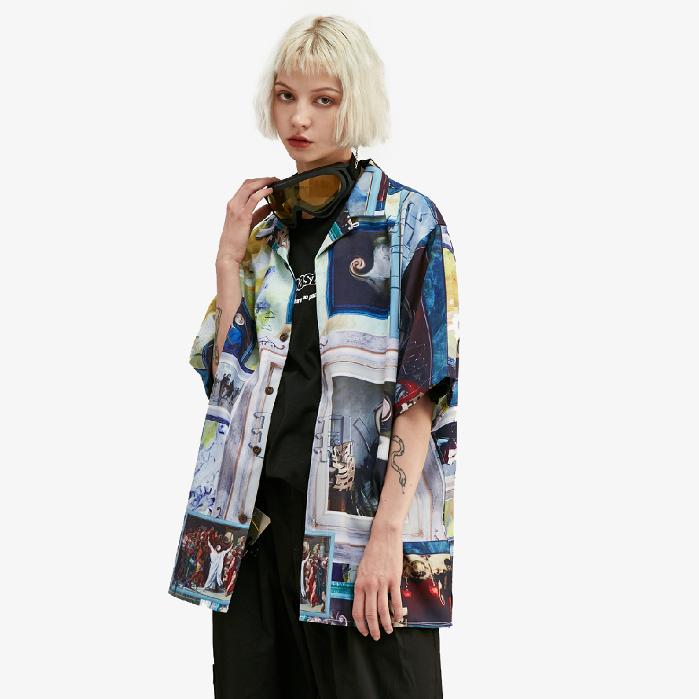chemise oversize streetwear