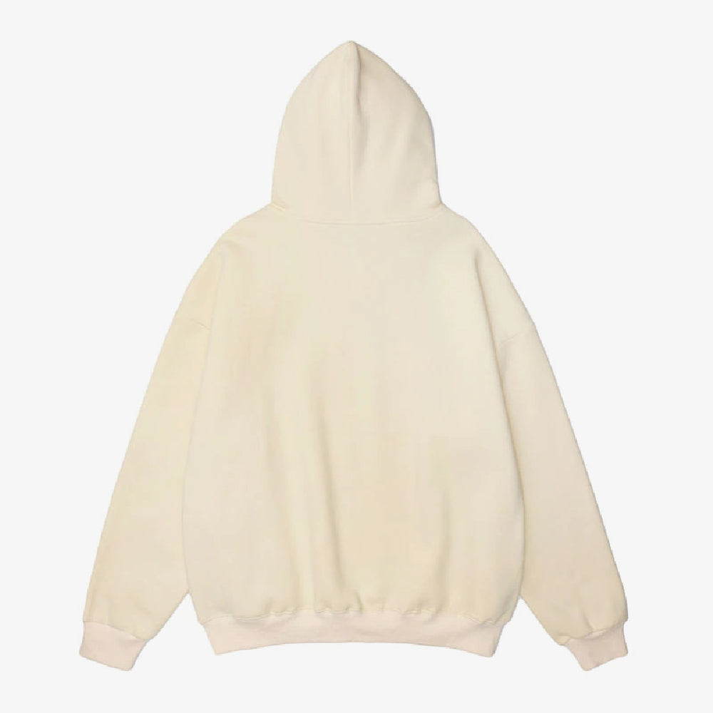 Hoodie beige oversize