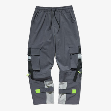 pantalon cargo technique fluo