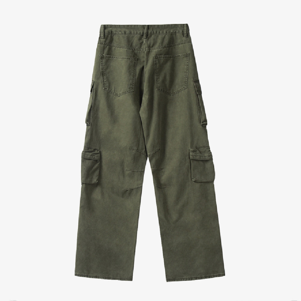 Pantalon Cargo Vert