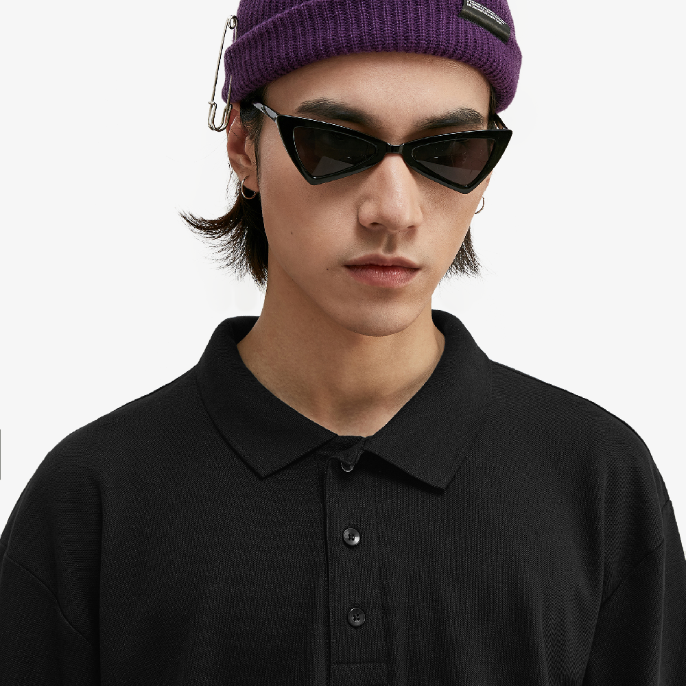polo homme noir
