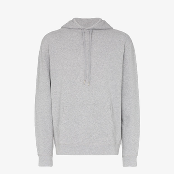pull à capuche gris