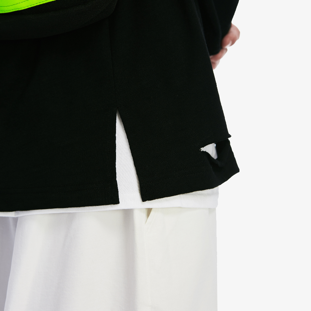 pull noir oversize