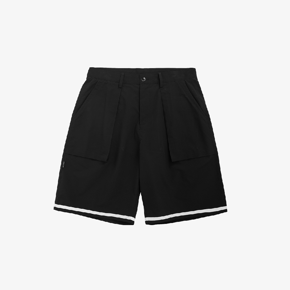 short noir réfléchissant