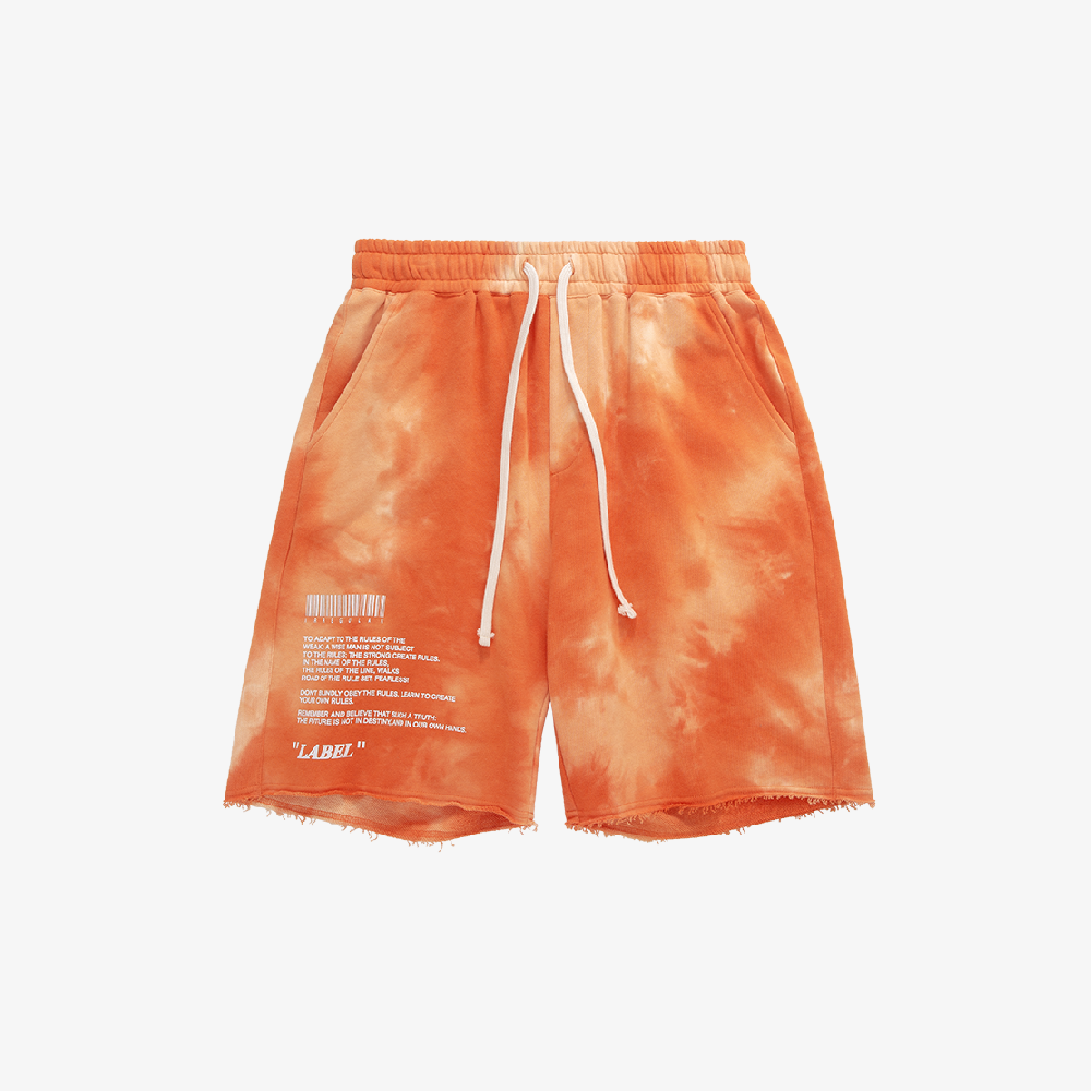short tie dye