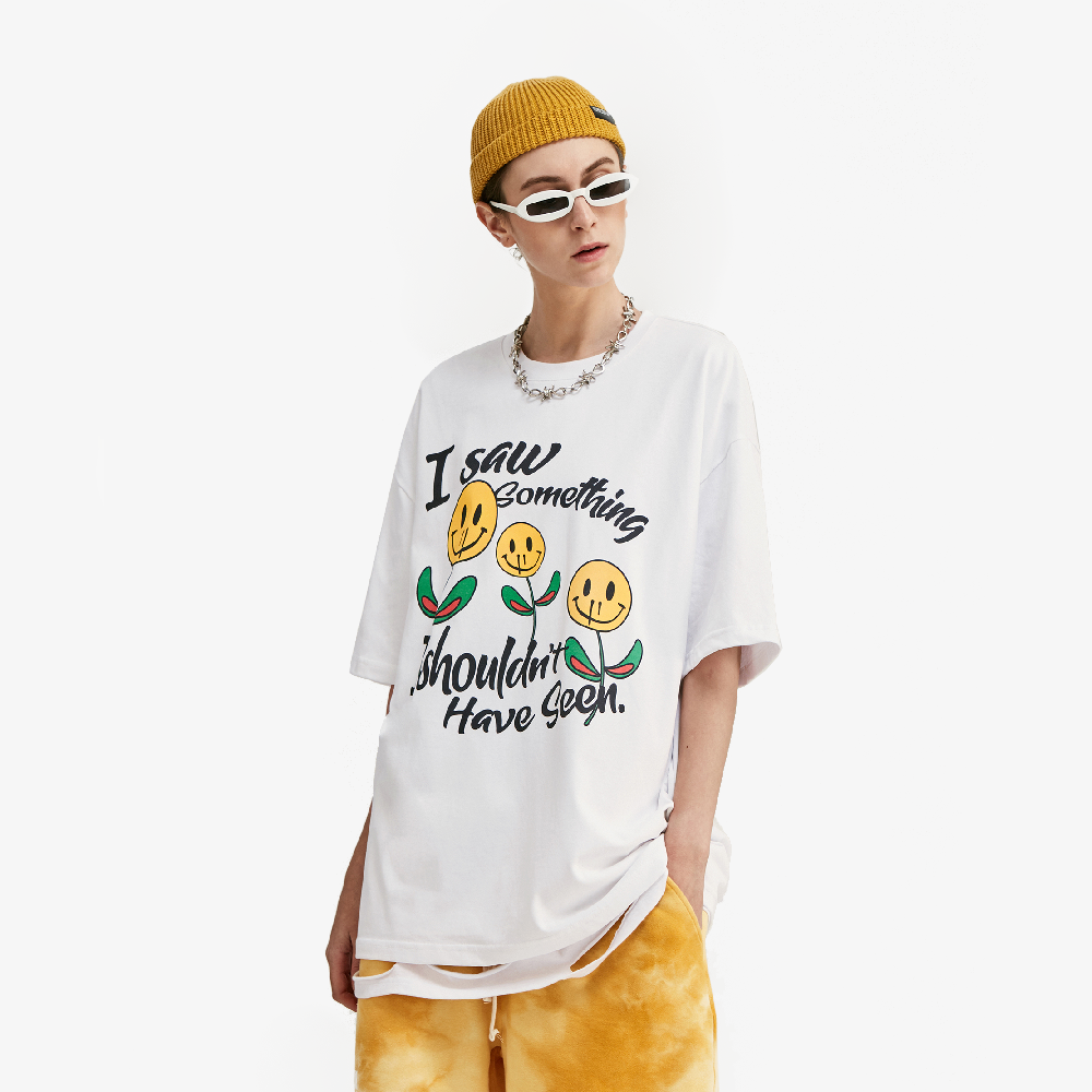 t-shirt floral femme