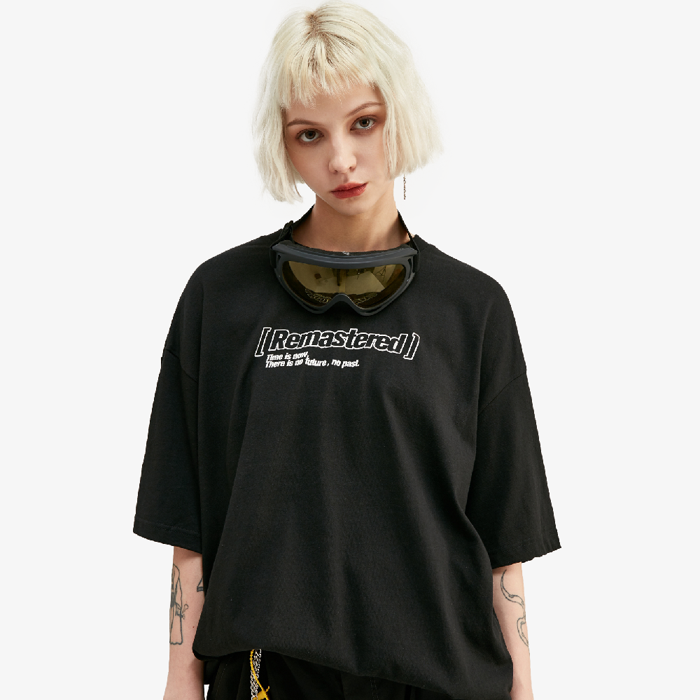 t-shirt noir future oversize