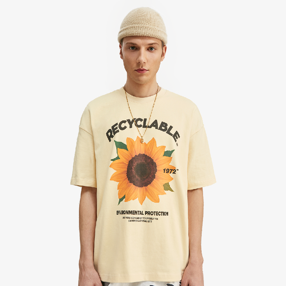 t-shirt streetwear fleur