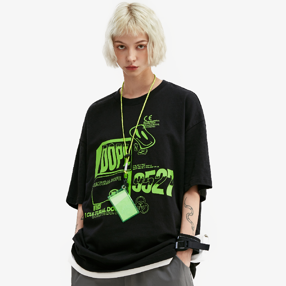 t-shirt vert fluo