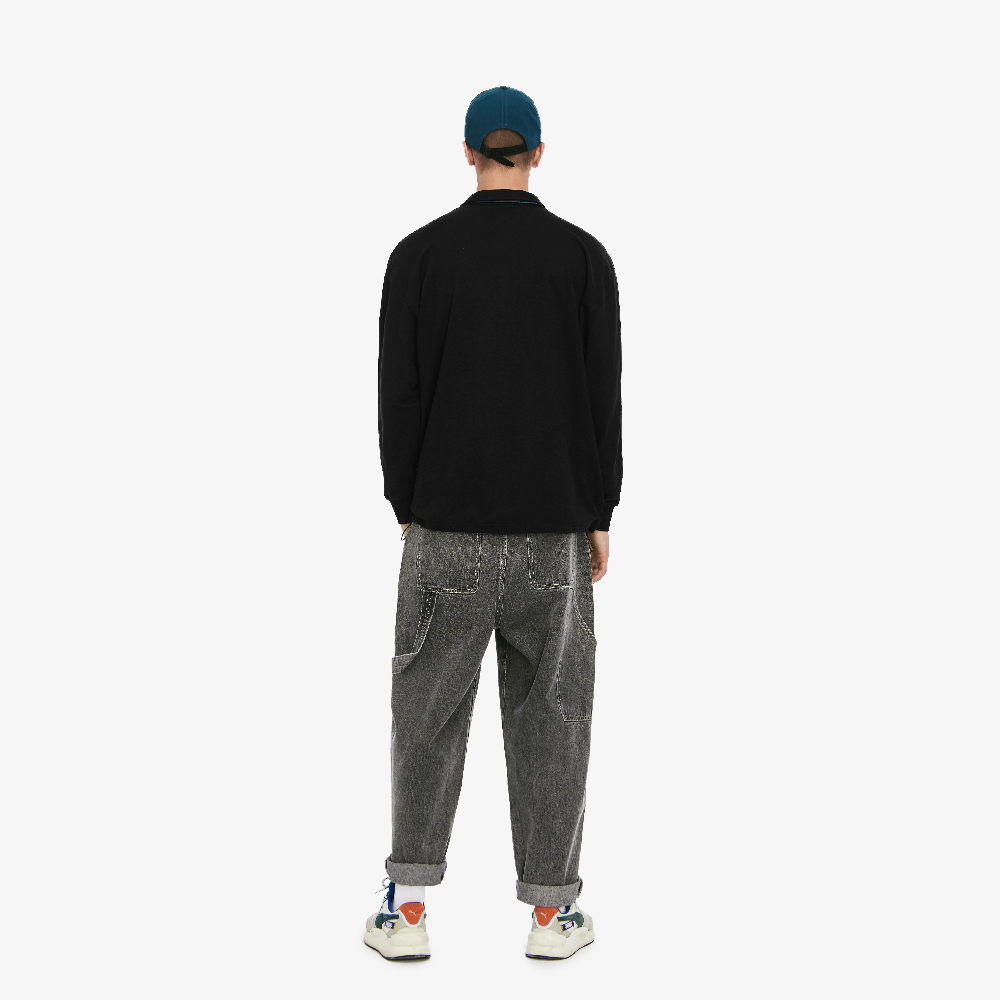 tenue streetwear polo oversize