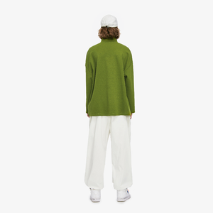 tenue streetwear pull vert