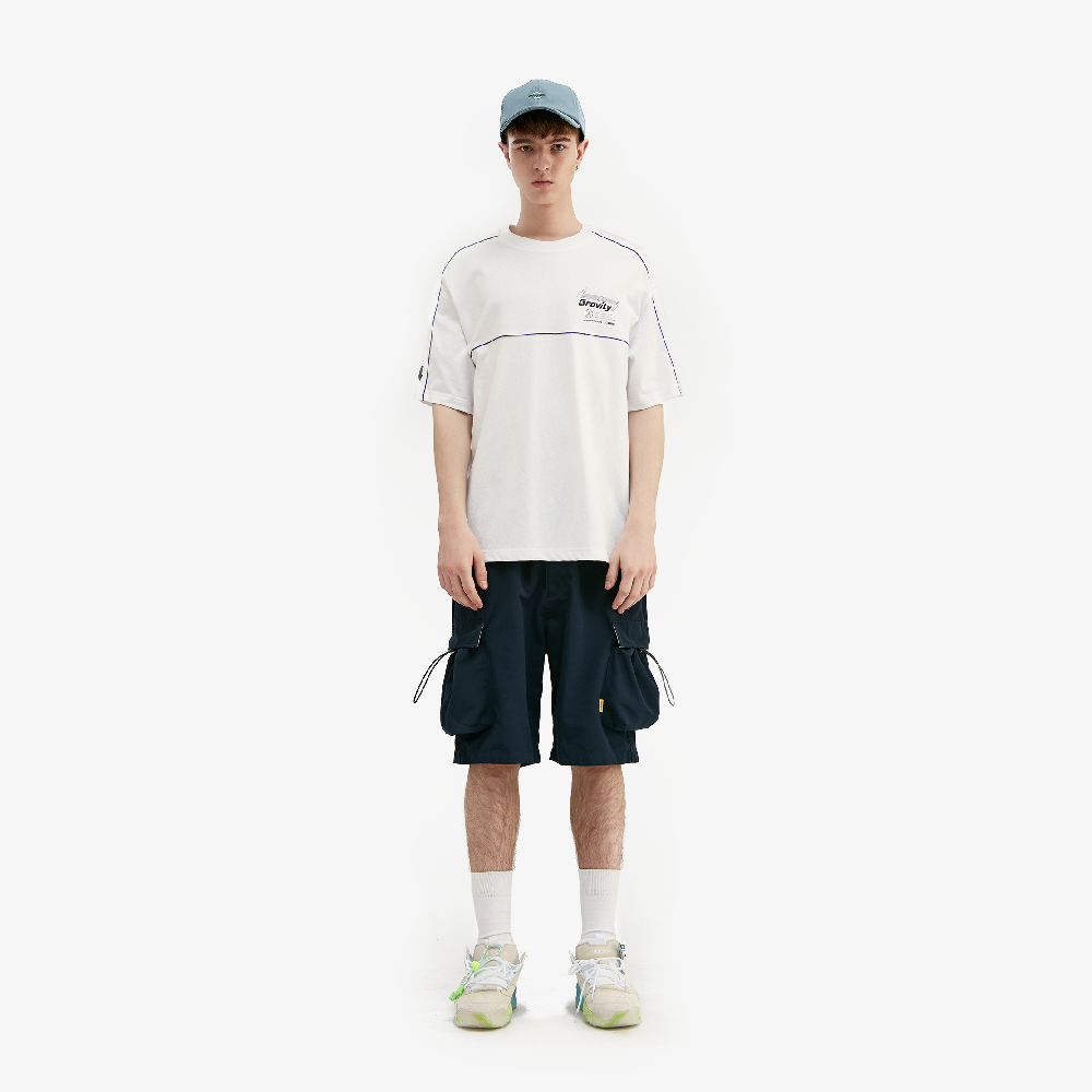 tenue blanche oversize homme