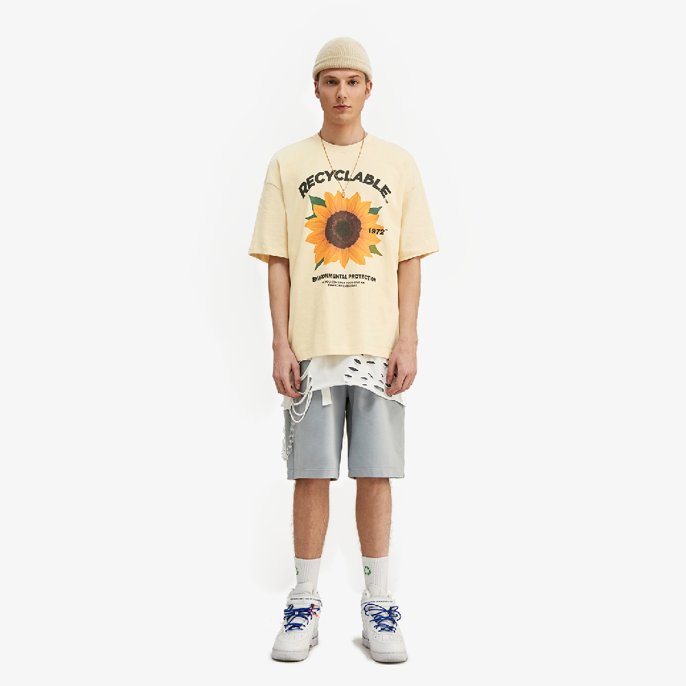 tenue streetwear beige
