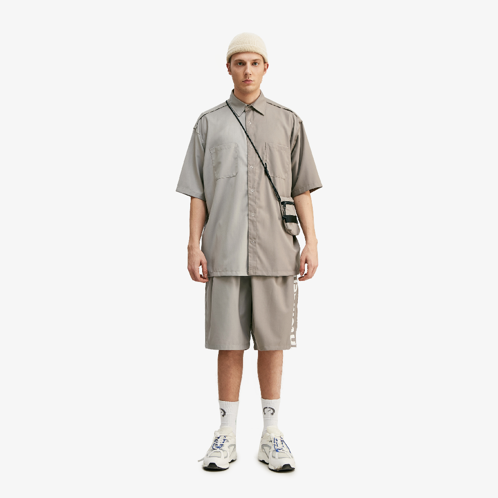 tenue streetwear beige