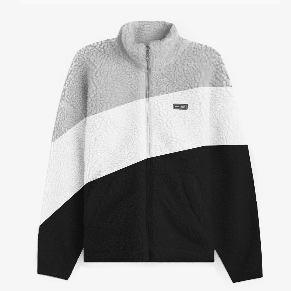 veste polaire blanche