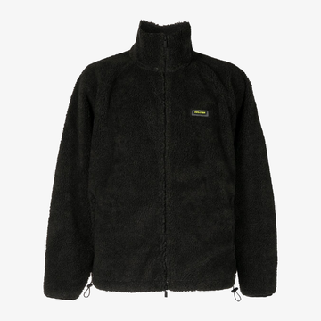 veste polaire en laine noir