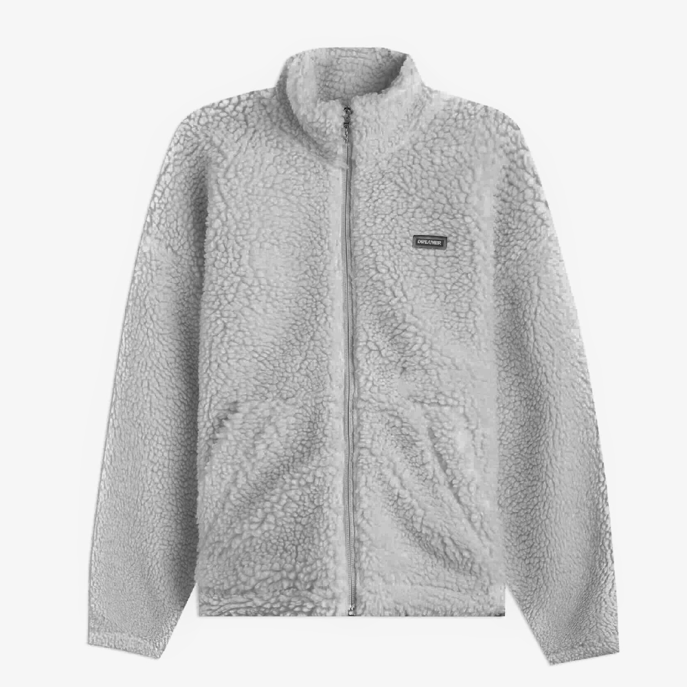 veste polaire grise