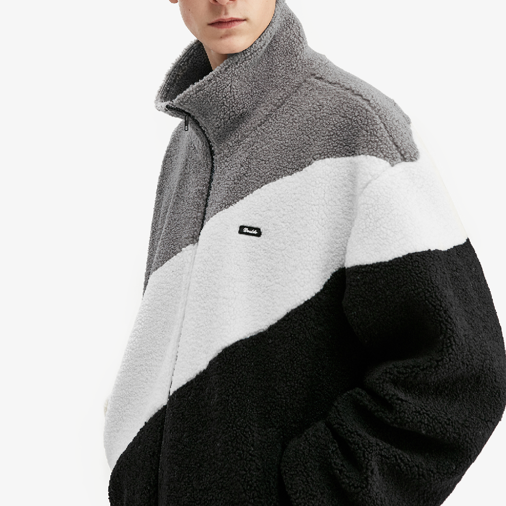 veste polaire blanche