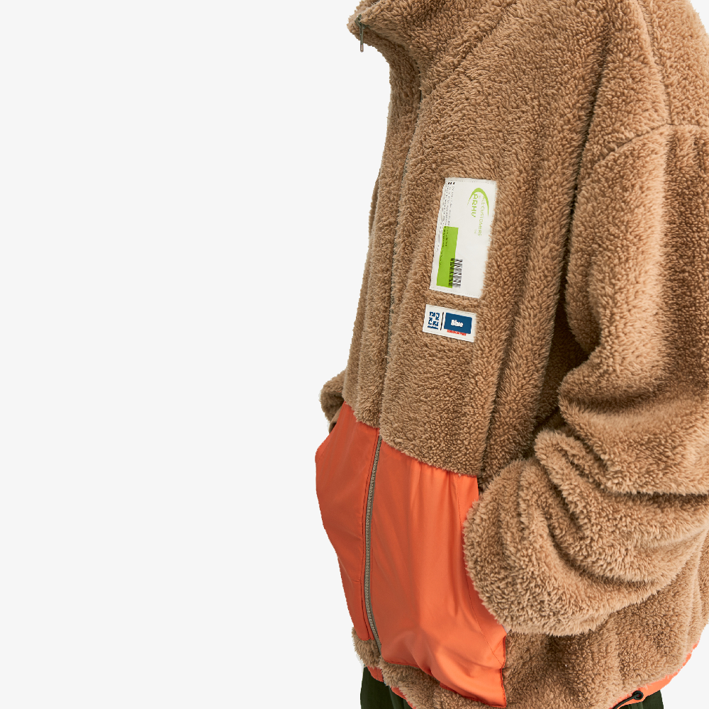 veste streetwear polaire